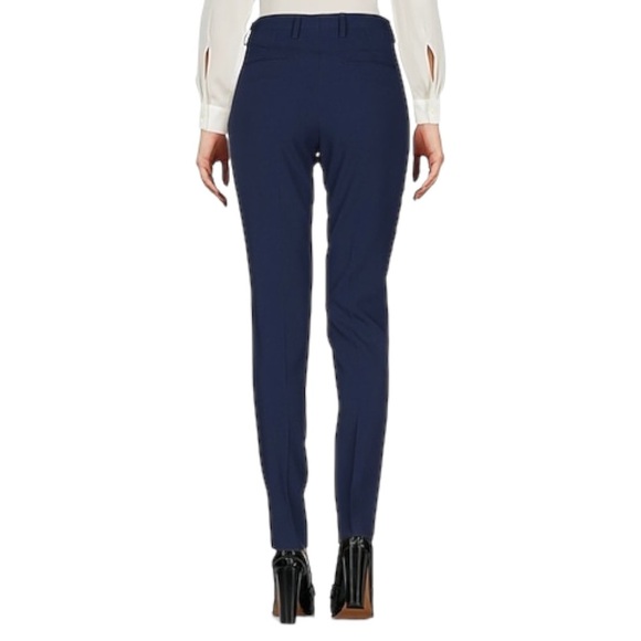 Brian‎ Dales Wool Pants Straight Leg Dark Navy Blue Classic Flat Front Size 10 - Picture 2 of 6